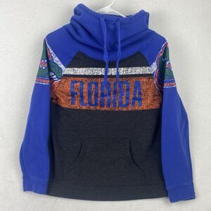 Threads Florida Gators Sweater Womens Small 4/6 Gray Blue Hoodie Sweatshirt